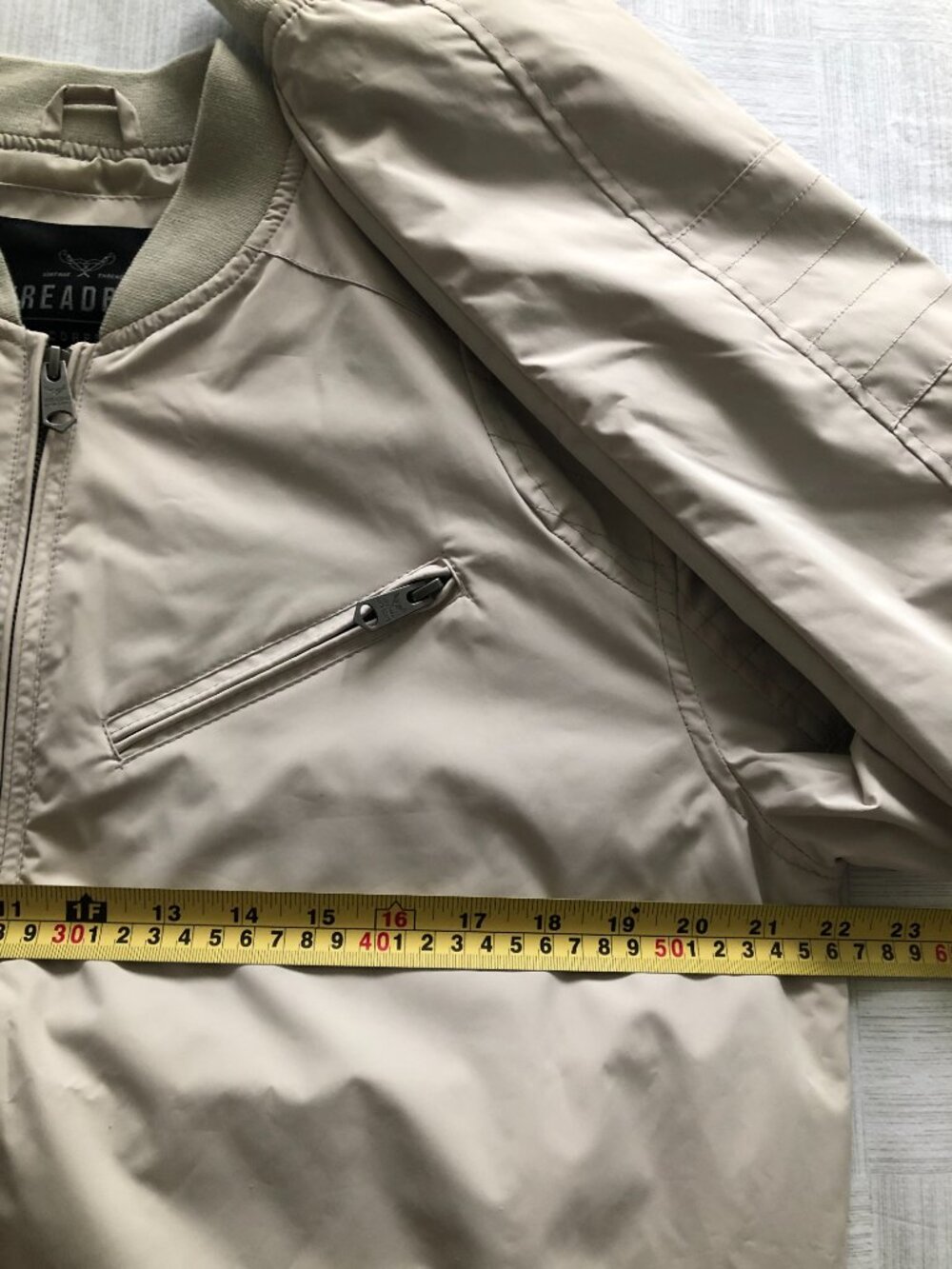 Threadbare beige bomber jacket - Picture 6 of 8